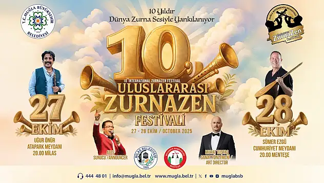 Zurnanın ustaları sahne alacak