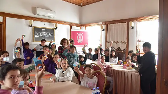 Çocuklar origami ile matematiği keşfetti