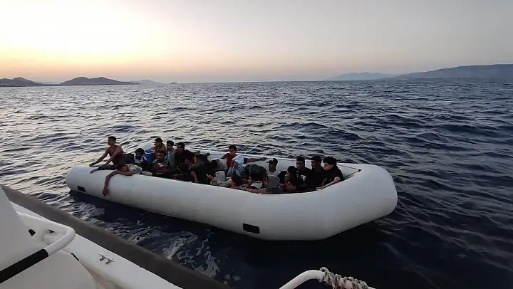Bodrum'da 31 Düzensiz Göçmen Kurtarıldı