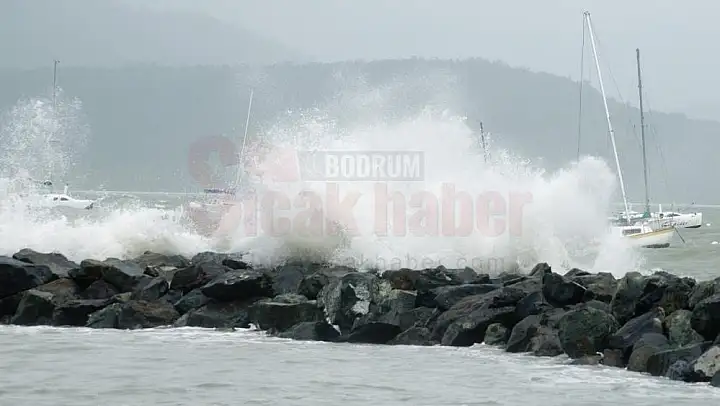 Bodrum'da Fırtına Bekleniyor