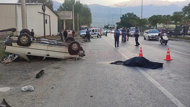 Direksiyon Hakimiyetini Kaybeden Sürücü Kazada Hayatını Kaybetti