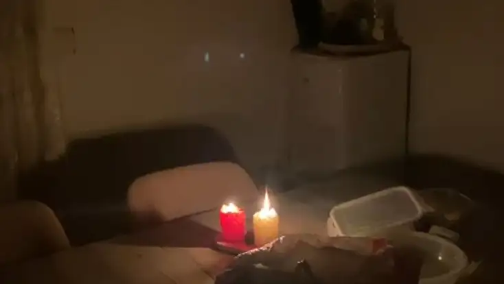 Bodrum’da Çırkan mahallesi  karanlıkta