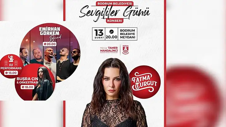 Bodrum’da sevgililer günü coşkusu Fatma Turgut ve Emirhan Görkem meydanda