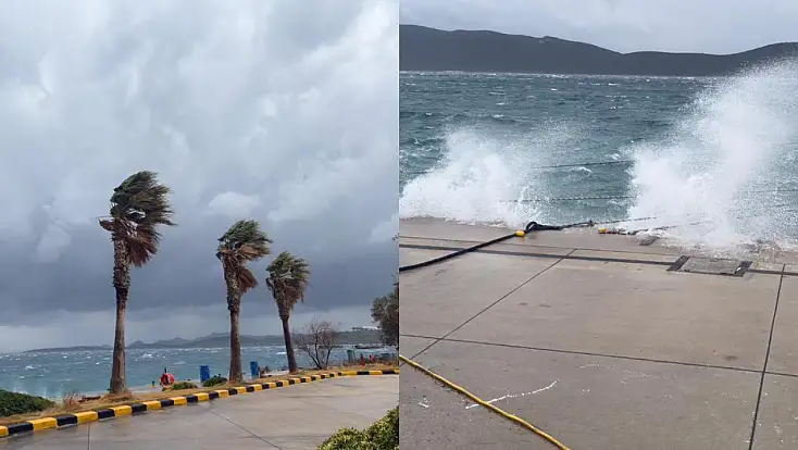 Bodrum için 80 km/sa fırtına uyarısı