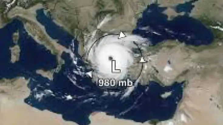 Bu sıradan bir yağış değil 980 mb’lik hava canavarı ege ve akdeniz’e geliyor