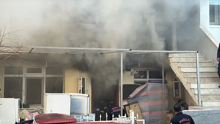 Evi ateşe verdiği iddia edilen şüpheli tutuklan