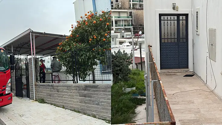 Fırtına Bodrum’u vurdu Kopan elektrik telleri evlerin üzerine düştü