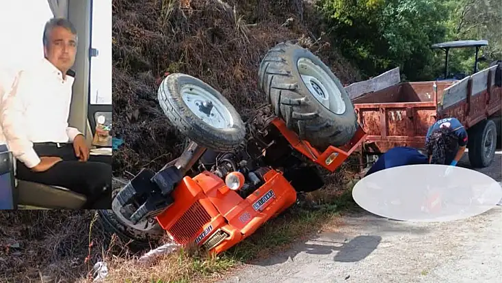 Kontrolden çıkan traktör can aldı