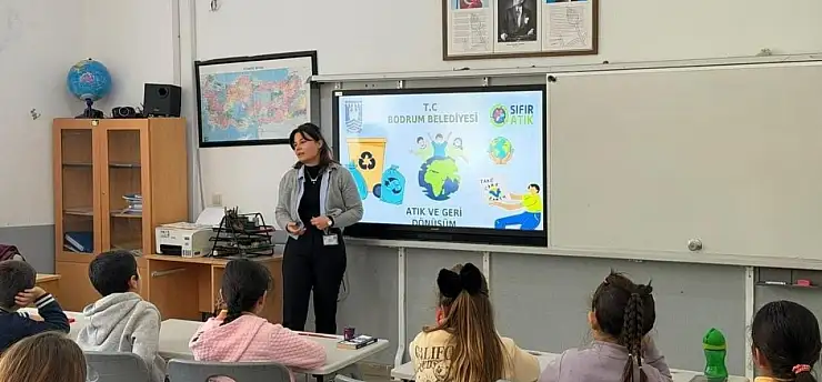 Bodrum'da çocuklar çevre için bilinçleniyor