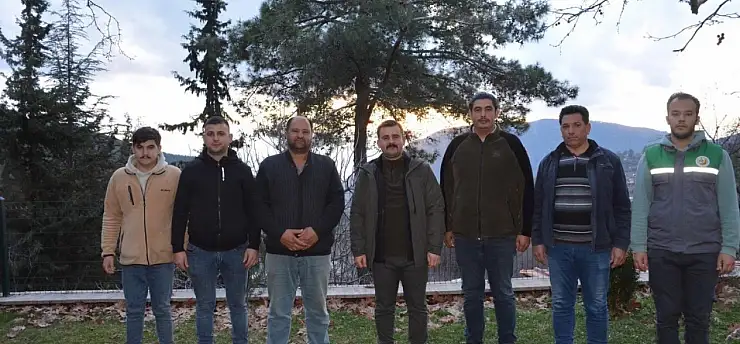 Kaymakam kumcu orman işletme çalışmalarını inceledi