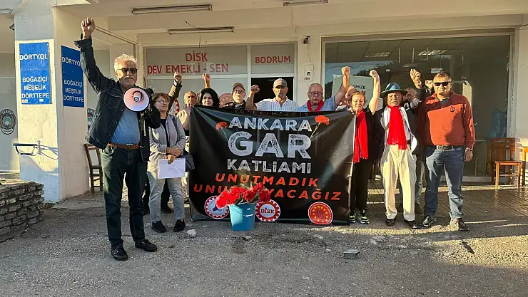 10 Ekim Ankara gar katliamı'nın anısına Bodrum'da anıt talebi