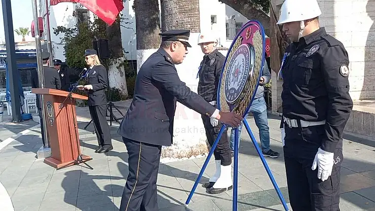 10 NİSAN POLİS HAFTASI BODRUM'DA TÖRENLE KUTLANDI
