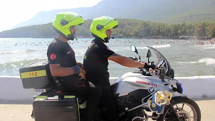 112 Motorize Ekipleri Saniyelerle Yarışıyor