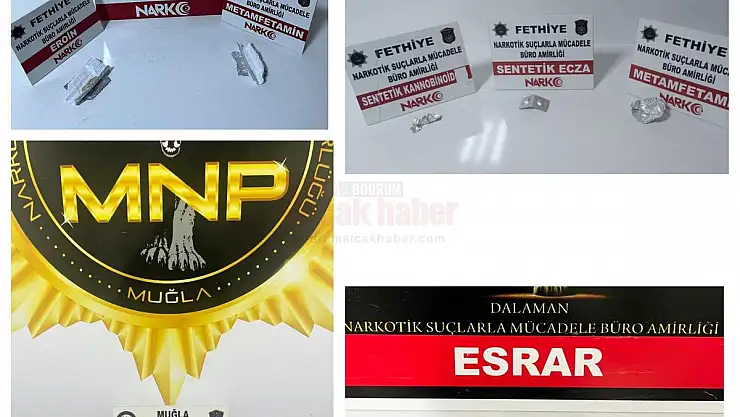 14 Farklı Uyuşturucu Operasyonu