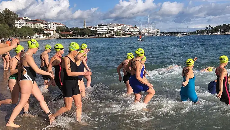 19. Açık Kış Yüzme Maratonu Start Aldı