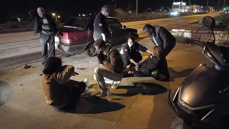 194 Promil Alkollü Çıkan Sürücü, Kazada 2 Kişiyi Yaraladı