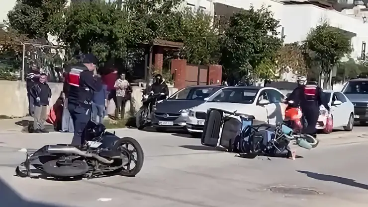 2 motosiklet kafa kafaya çarpıştı 1 ölü