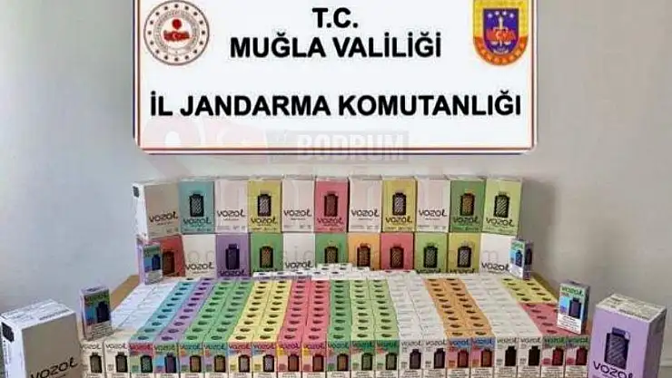 250 Adet Elektronik Sigara Ele Geçirildi