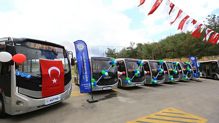 60 Yeni Otobüs Hizmete Alındı