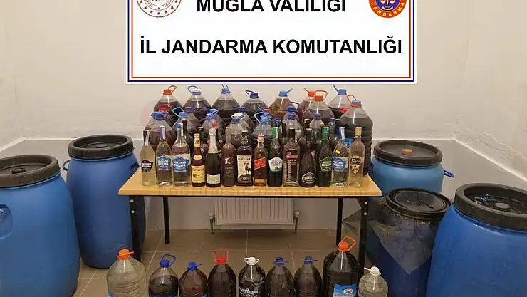 764 Litre Kaçak İçki Ele Geçirildi