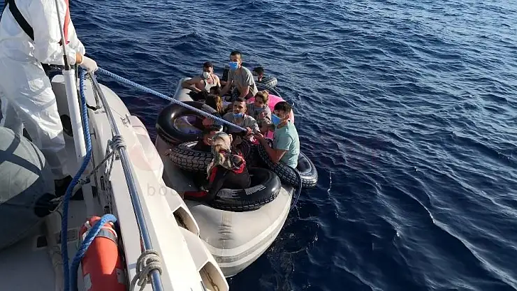 14 Düzensiz Göçmen Kurtarılmıştır