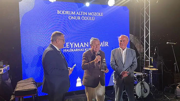 Altın Mozole Onur Ödülü efsane Halikarnas'ın kurucusu Süleyman Demir'e