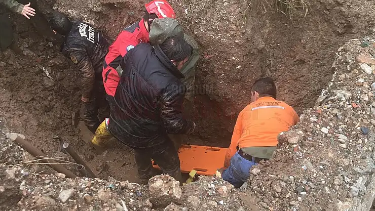 Altyapı Çalışmasında Toprak Altında Kalan İşçi Yaralandı