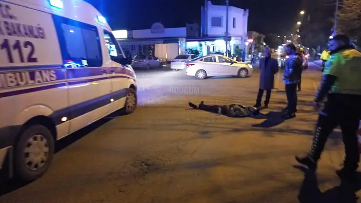 Aniden Önüne Çıkan Araca Çarpıp Yaralandı