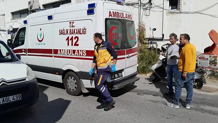 Aracın Kapısına Çarpıp Düşen Sürücü Yaralandı