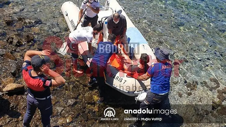 Balık tutmaya çalışırken kayalıklara düşen kişi ekiplerce kurtarıldı