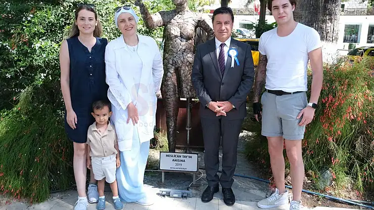 Başkan Aras'a Neslican Tay'ın Ailesinden Ziyaret