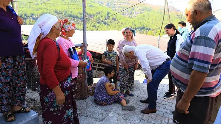 Başkan Gürün, Köyceğiz'de Yangın Bölgelerinde İncelemelerde Bulundu