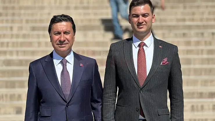 Başkan Tamer Mandalinci, Ata'nın Huzurunda