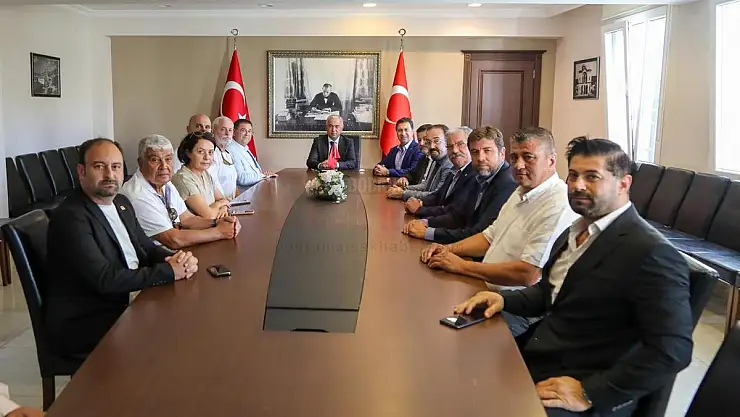 Başkanlardan Kaymakam Çit'e Ziyaret