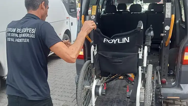 Belediyeden Akülü Sandalye Bakım, Onarım Desteği