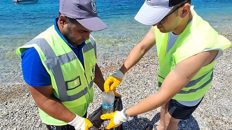 BELEDİYEDEN PLAJLARDA TEMİZLİK VE GÜVENLİK ÇALIŞMALARI