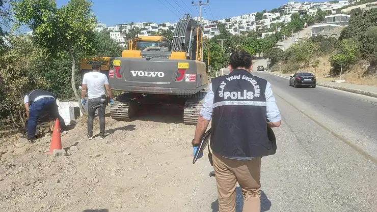 Belediyeye Ait İş Makinasının Aküsünü Çaldılar