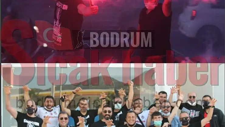 Beşiktaş Bodrum'da şampiyonluk kutladı