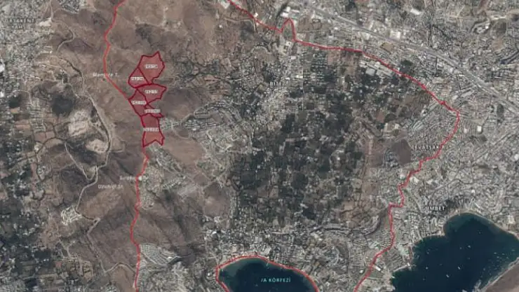 Bitez'de doğal sit alanına konut planı tepkisi