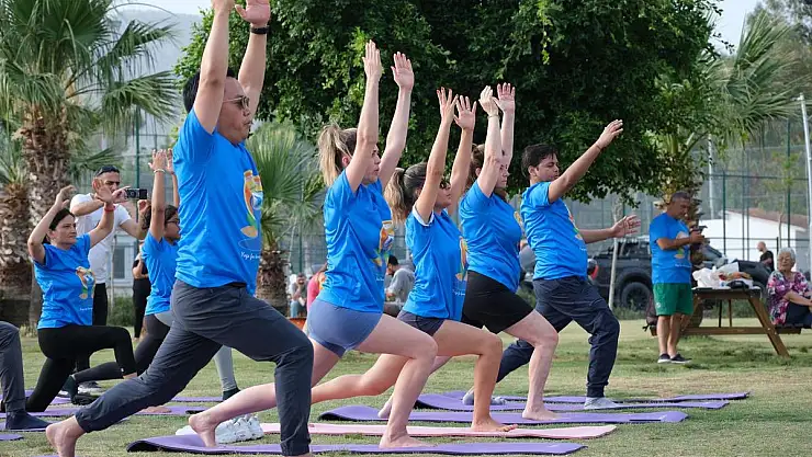 Bitez Üç Fidan Parkında Uluslararası Yoga Günü Etkinliği