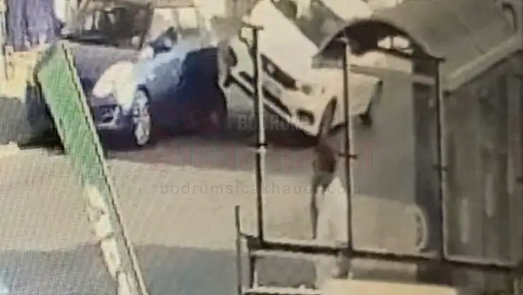 Bitez'deki Kazanın Görüntüleri Güvenlik Kamerasına Yansıdı