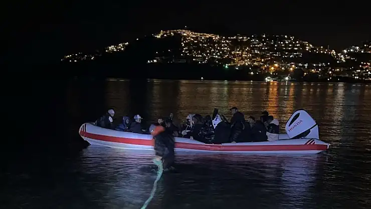 Bodrum açıklarında 30 kaçak göçmen yakalandı, 2 organizatör gözaltında