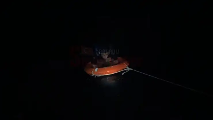 Bodrum Açıklarında Bitkin ve Yorgun Halde  Kurtarıldı