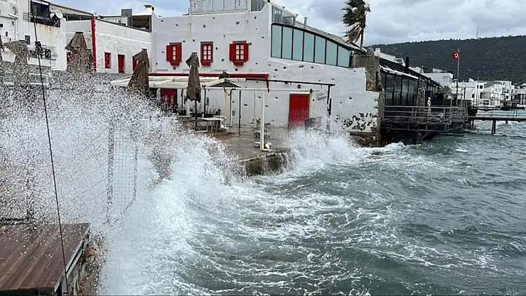 Bodrum Açıklarında Fırtına Bekleniyor