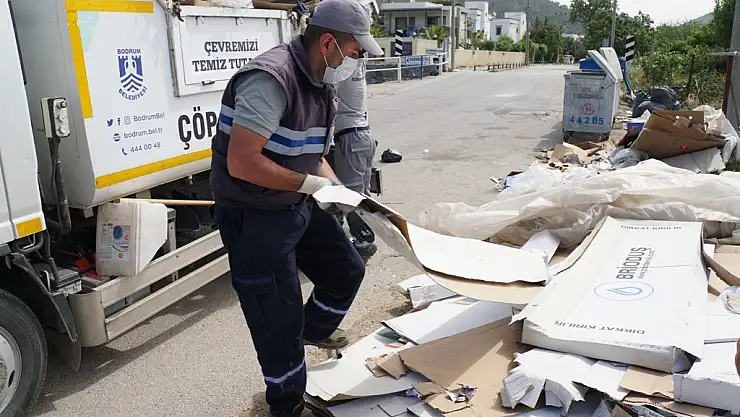 Bodrum Belediyesi temizliğe önem veriyor