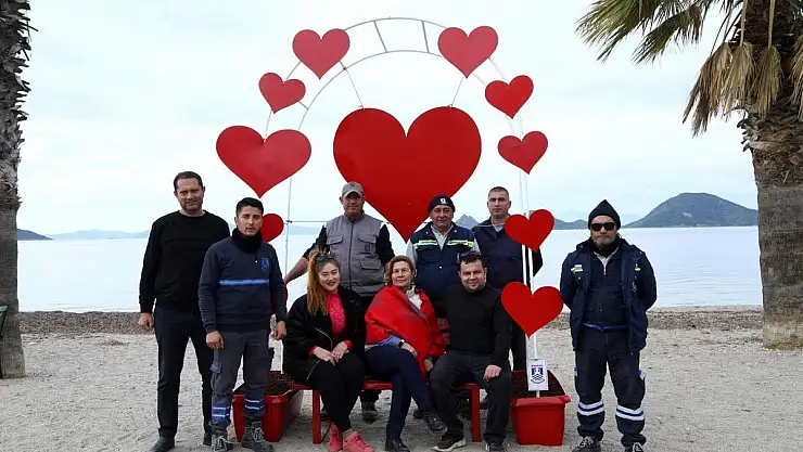 Bodrum Belediyesi'nden 14 Şubat'a Özel Romantik Dokunuş