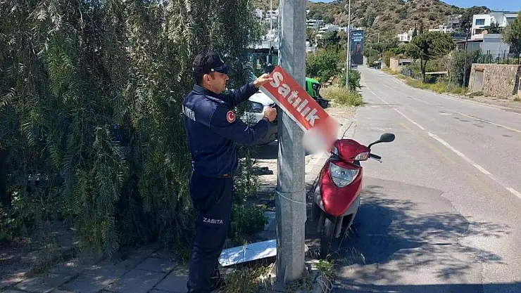 Bodrum Belediyesi'nden Görüntü Kirliliğine Karşı Denetim