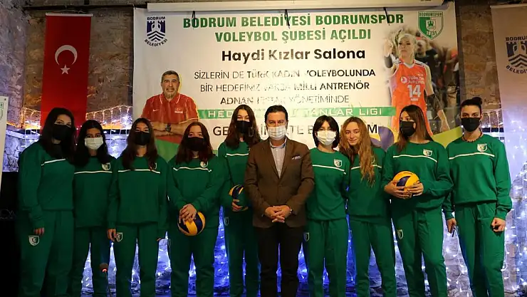Bodrum Belediyesi'nin katkıları ile Bodrumspor Kadın Voleybol Takımı kuruldu.
