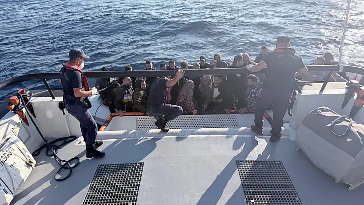 Bodrum'da 35 düzensiz göçmen yakalandı !