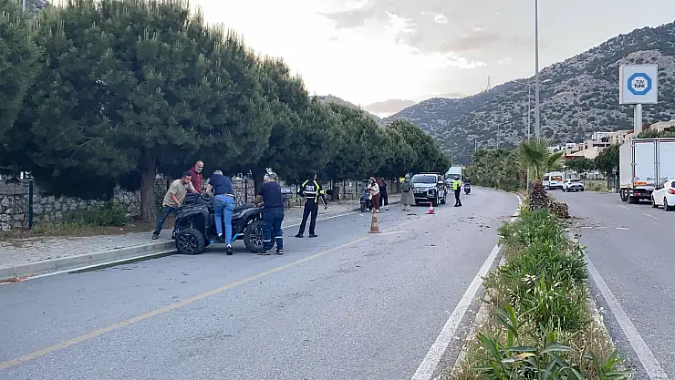 Bodrum'da ATV Kazası: Sürücü Yaralandı